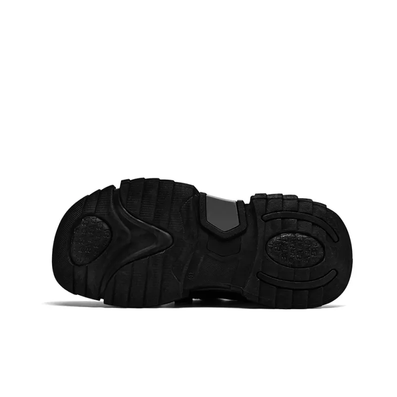 HACKBUTEER Shock Absorbers With Slip Resistant And Abrasion Resistant Properties Low Top Chunky Sneakers Unisex-7