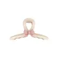 Macaron Color Series Bowknot Hair Clip, Beige