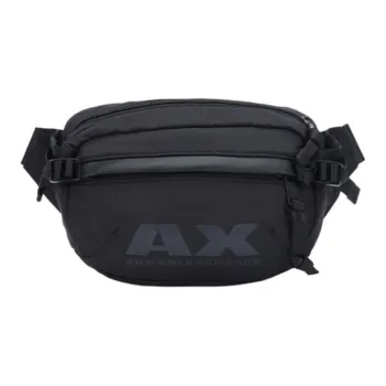 ARMANI EXCHANGEAE Fabric Fanny Pack Men's Black