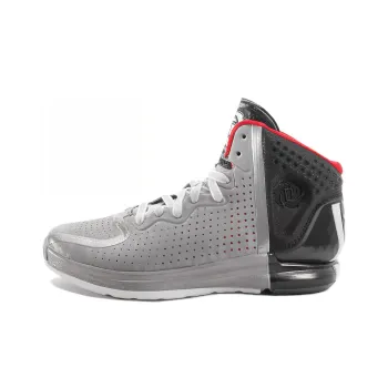Adidas D Rose 4 Abrasion Resistant Mid Top Performance Basketball Shoes Men's Gray Black