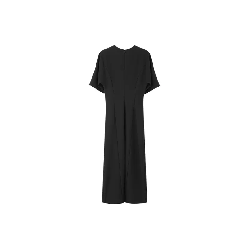 NINE WEST Short Sleeved Dresses Women's Black-1
