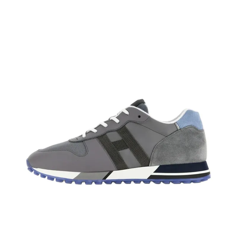 HOGAN H383 Panelled Lace-up Sneakers-0