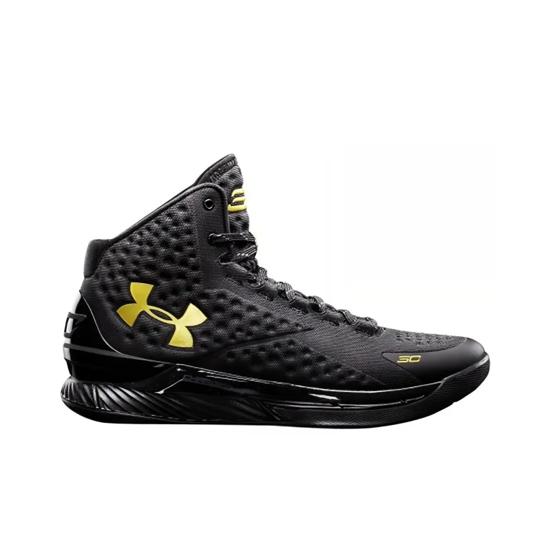 Under Armour Ua Curry 1 Black And Gold Banner-1
