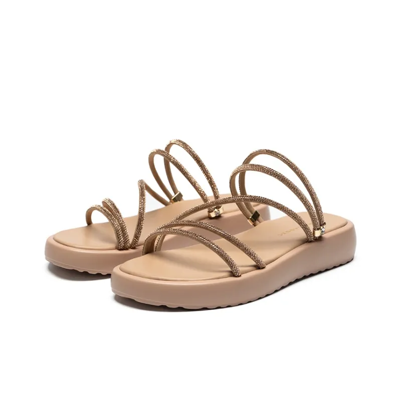 ZHR Slide Slippers Women's Silver/Champagne-8