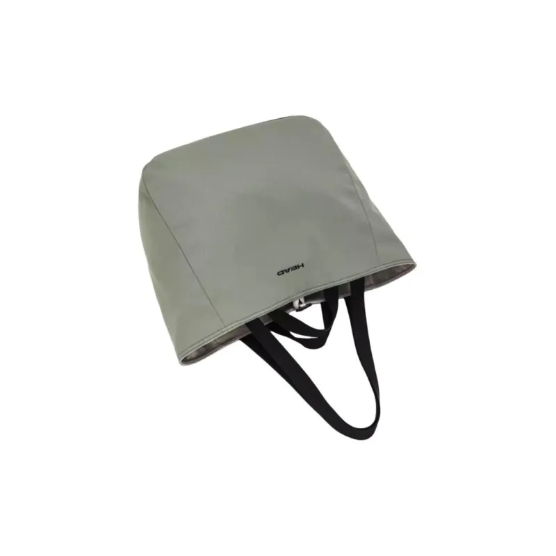 HEAD Polyester Tote Bag, Shopping Bag, Shoulder Bag, Crossbody Bag, Handbag Tubas Women's Olive Green & Apricot Gray-5