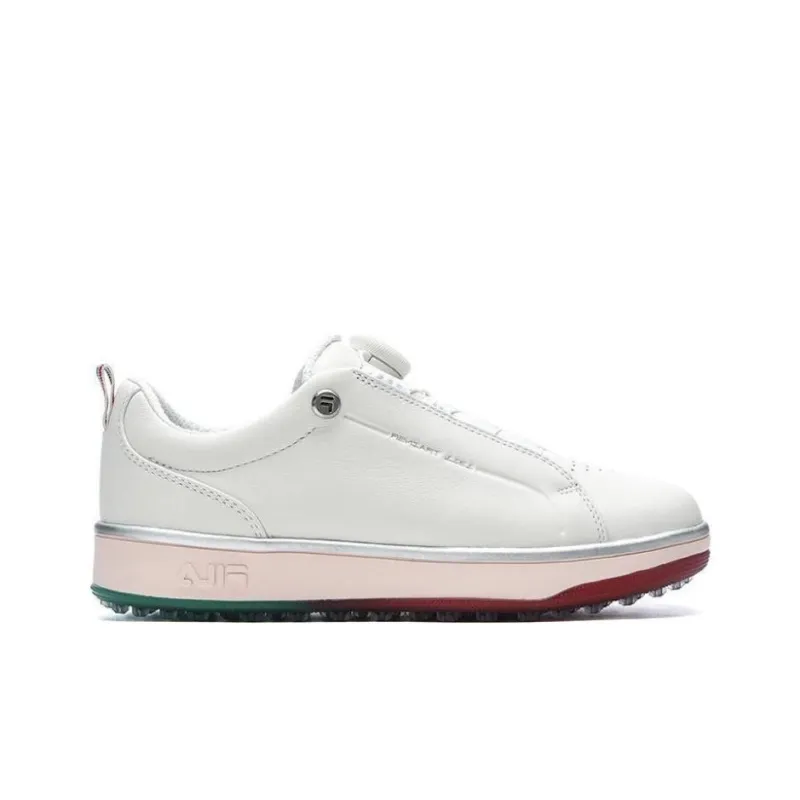 FILA GF 1911 Trainer Cushioning Anti-Slip And Wear-Resistant Low-Top Golf Shoes Women's White Pink-1