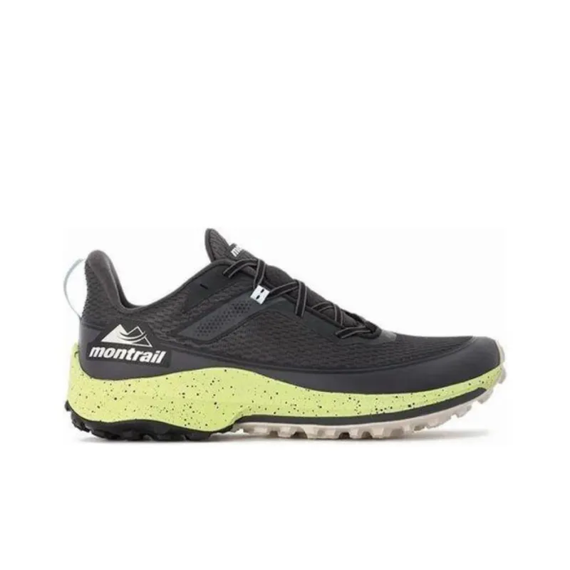 Columbia Montrail Slip Resistant Breathable Supportive Lightweight Low Top Trail Running Running Shoes Men's Gray Green-1