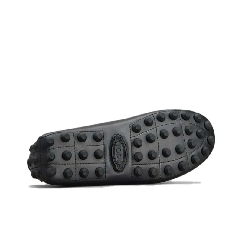 TOD'S Gommino Beanie Shoes Men's Black-4