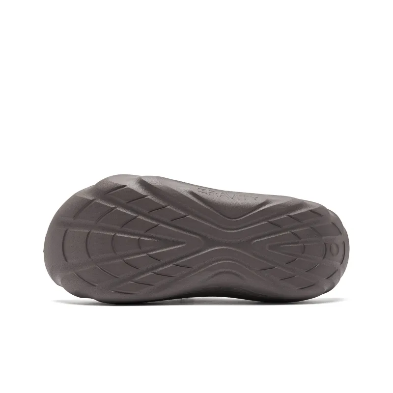 QIAODAN Gravitational Drag Quiet Abrasion Resistant Slide Slippers Men's Walnut-4