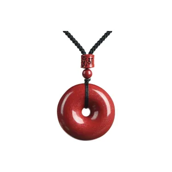 Octave Space Reconstructed Cinnabar Jade Necklaces Unisex