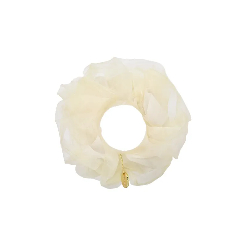 ROYALSASA Silk Chiffon Hair Tie Women's-6
