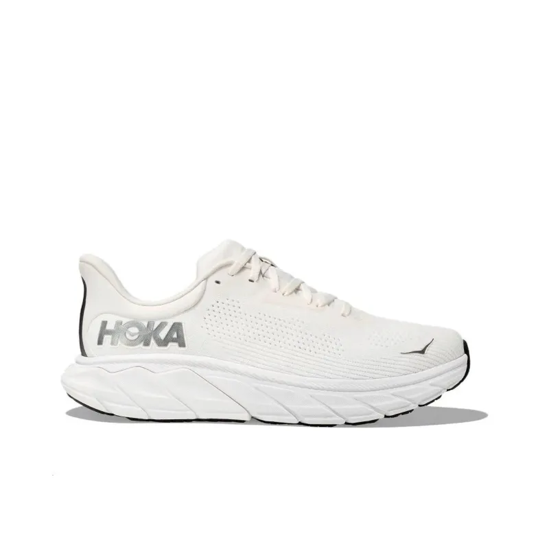 HOKA ONE ONE Arahi 7 Blanc De Blanc Steel Wool-1