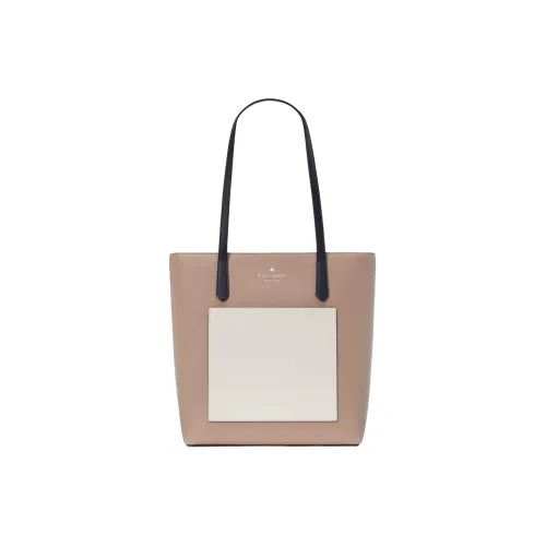 Kate Spade PVC Tote Toe Bag Shopping Bag One Shoulder Handbag Women's Hazelnut
