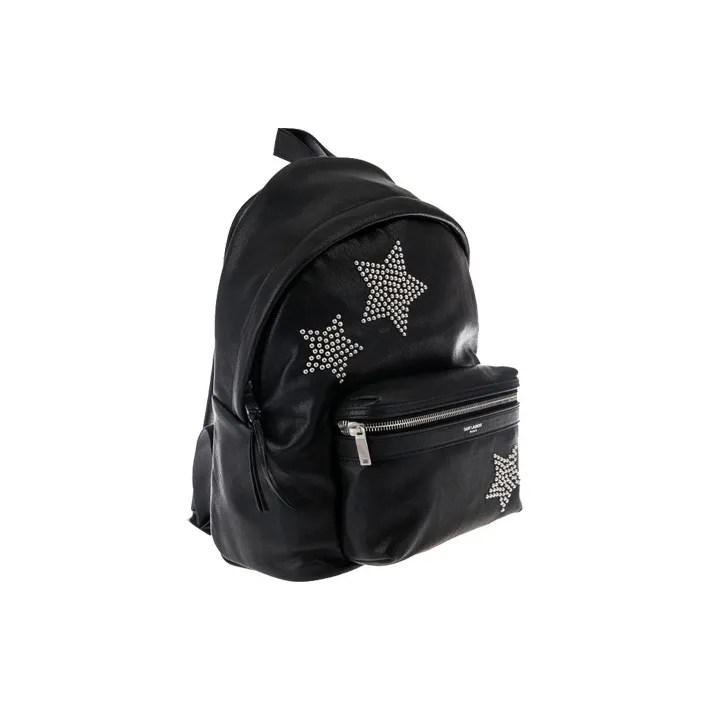 SAINT LAURENT Artificial Leather Backpack Women's Black-2