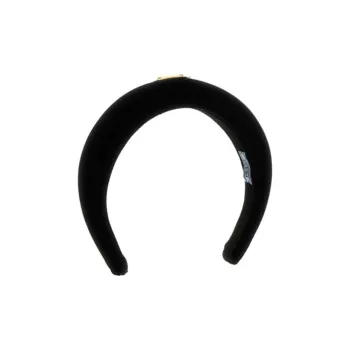 PRADA Velvet Headbands Women's Black