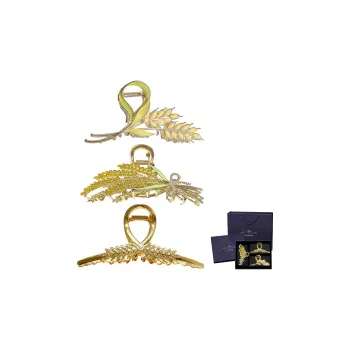 SENDME Hair Clips Women's Wheat Hair Clip Three-Piece Set
