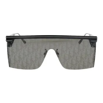 DIOR Irregular Shape Sunglasses Women's Black