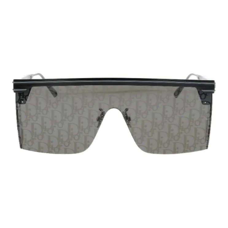 DIOR Irregular Shape Sunglasses Women's Black-0