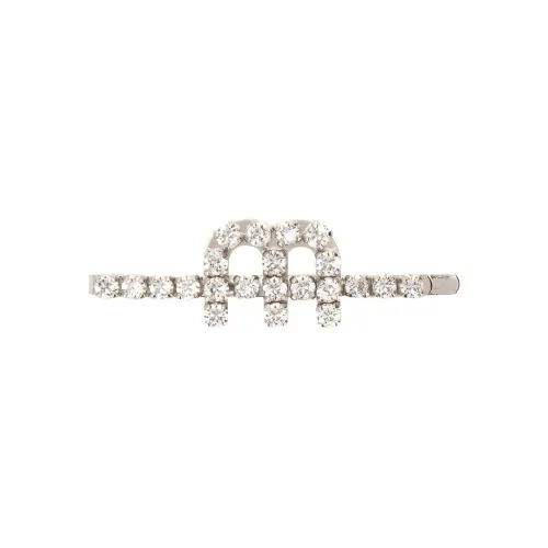 MIU MIU Hair Clips Women's Silver