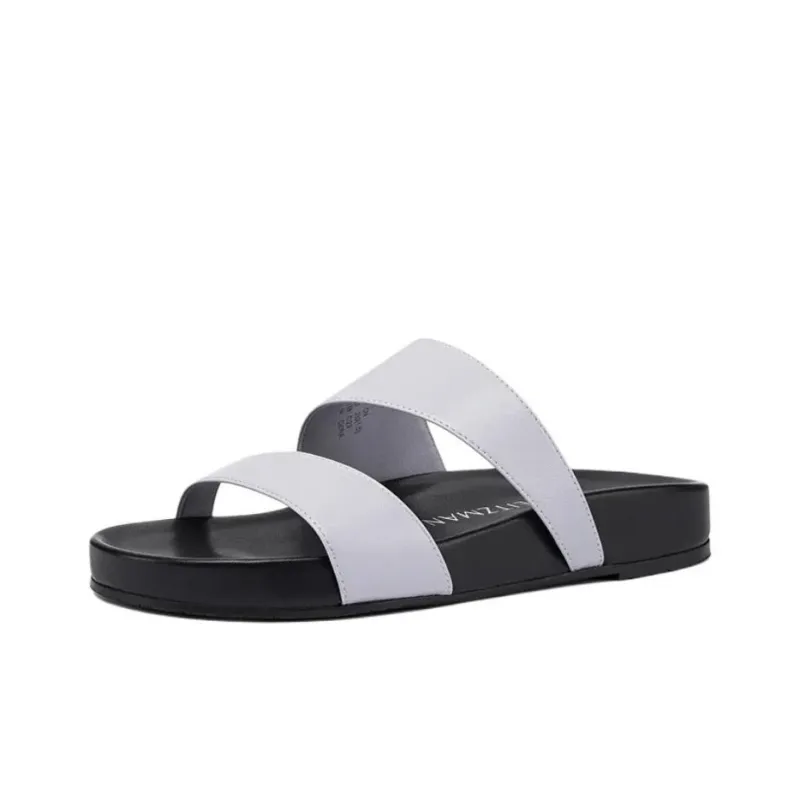Stuart Weitzman/SW Quiet Slide Slippers Women's Mist Gray-2