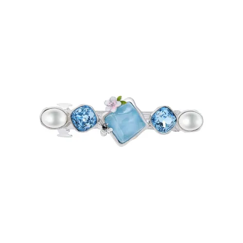 ROYALSASA Hair Clips Women's Blue HFS2305032