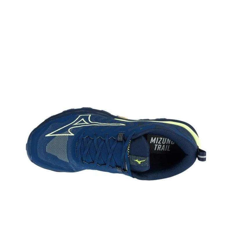 Mizuno WAVE DAICHI 8 Cushioning Wear-Resistant Low-Top Running Shoes Men's Turquoise-4