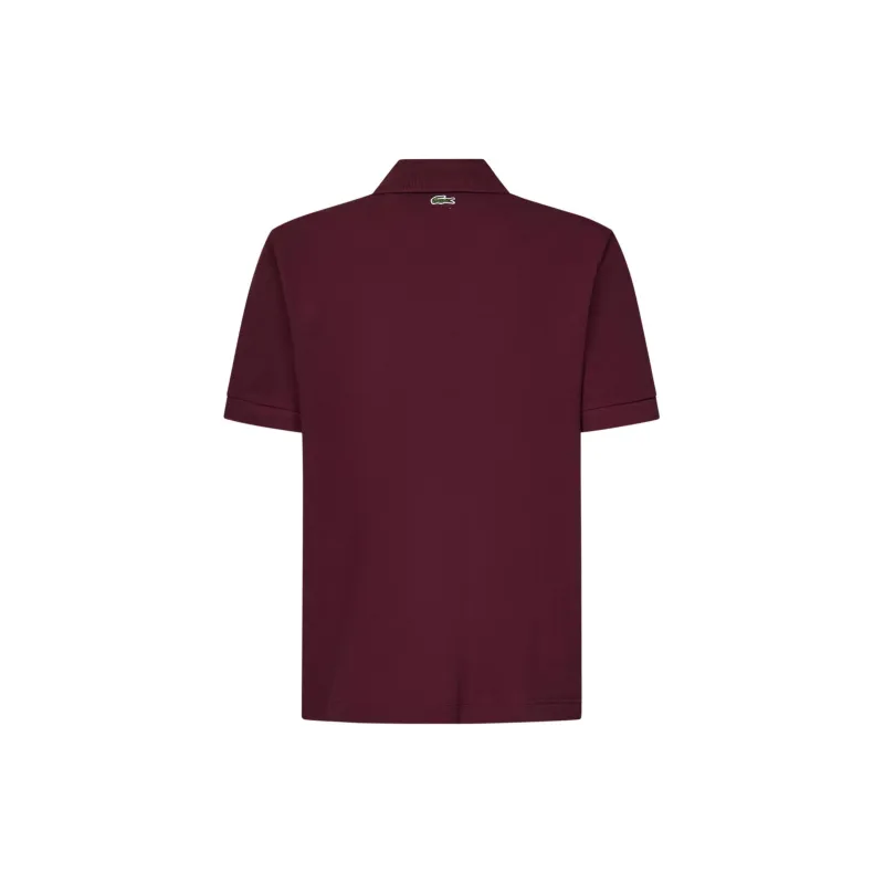 LACOSTE Logo Embroidered Short Sleeved Polo Shirt-1