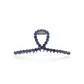 Blue Rhinestone Crisscross Hair Claw Clip