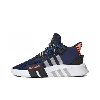 Adidas Originals Eqt Bask Adv Cushioning, Slip Resistant, And Abrasion Resistant Low Top Casual Shoes Men's Blue White