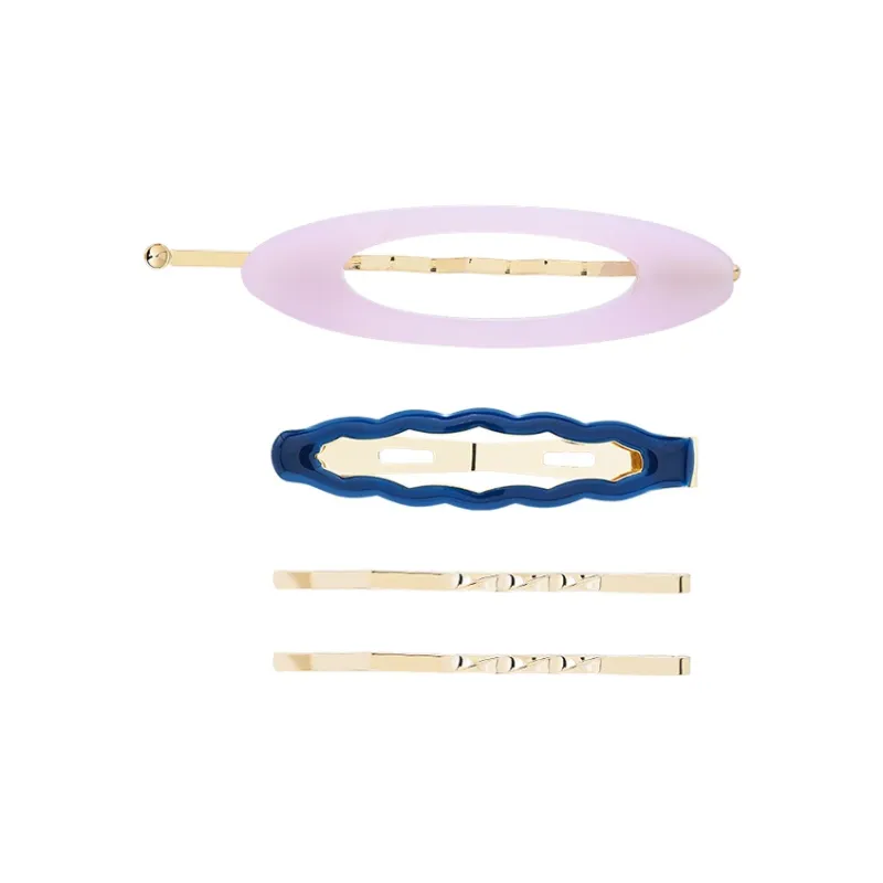 ROYALSASA Alloy Acrylic Hair Clips Women's-1