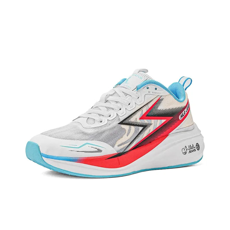 HLA JEANS Cushioning Rebound Wear-Resistant Lightweight Breathable Slip-Resistant Low-Top Running Shoes Unisex-8