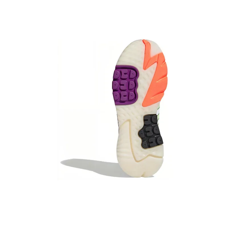 Adidas Originals Nite Jogger 'White Green Purple'-4