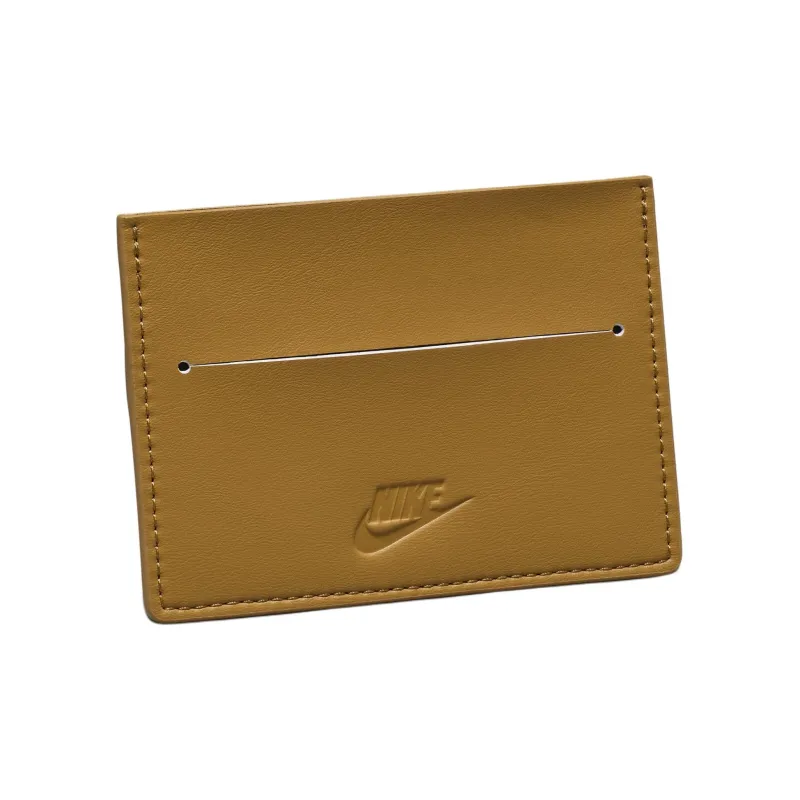 Nike PU Polyurethane With Nylon Card Holder Card Holder Regular Unisex Brown-1