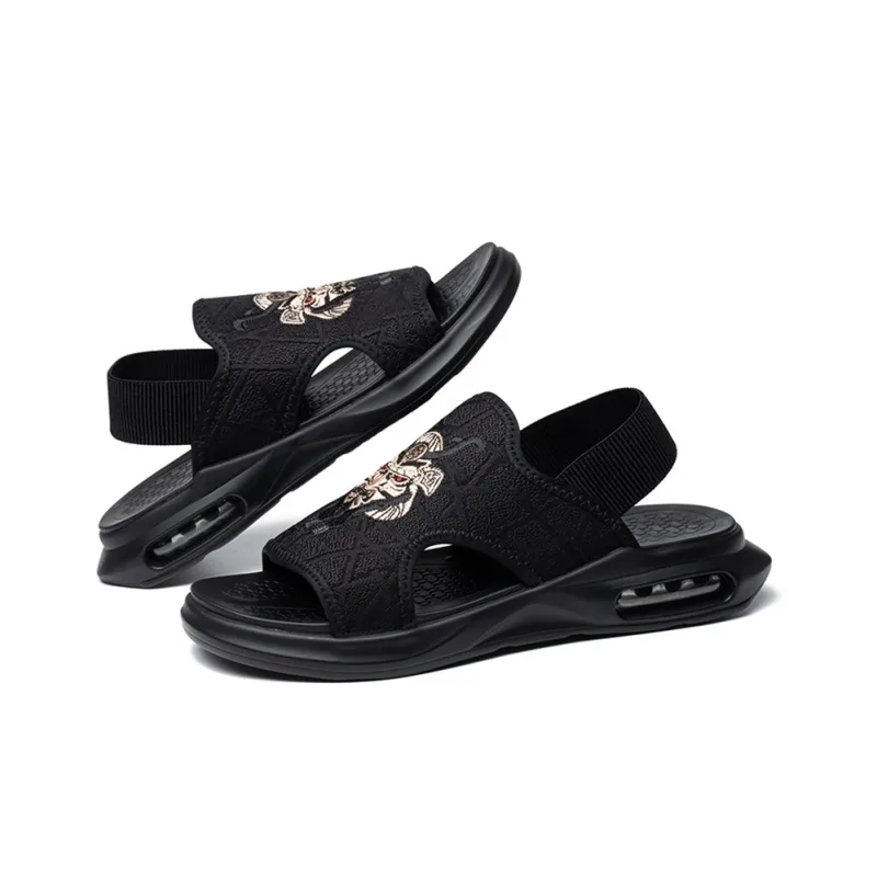 Help Beach Sandals Men Black-2