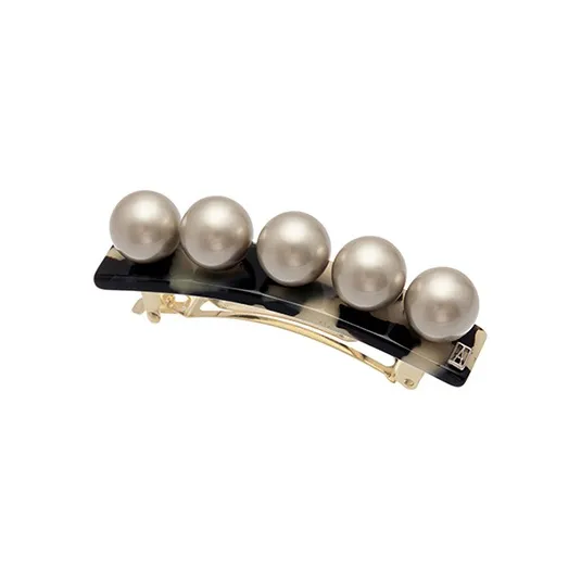 ALEXANDRE DE PARIS 6cm Jade Bead Hair Clip Top Clip Hair Accessories Women's-7