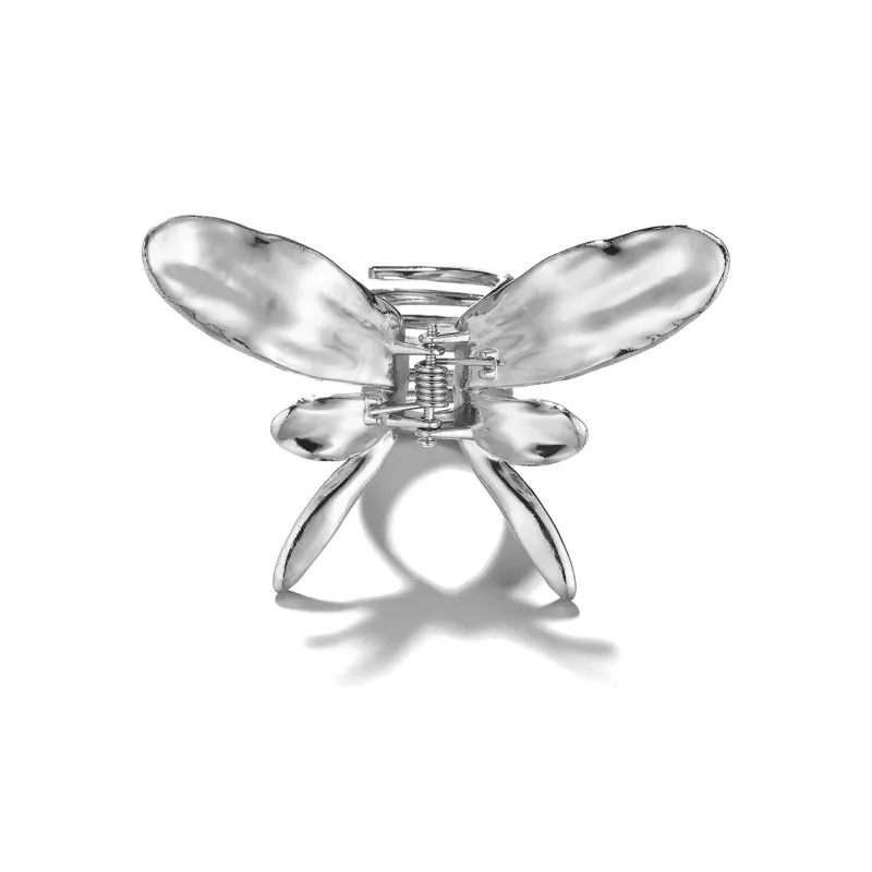 Clect Hair Clips Women's Silver White/Black Gunmetal-0