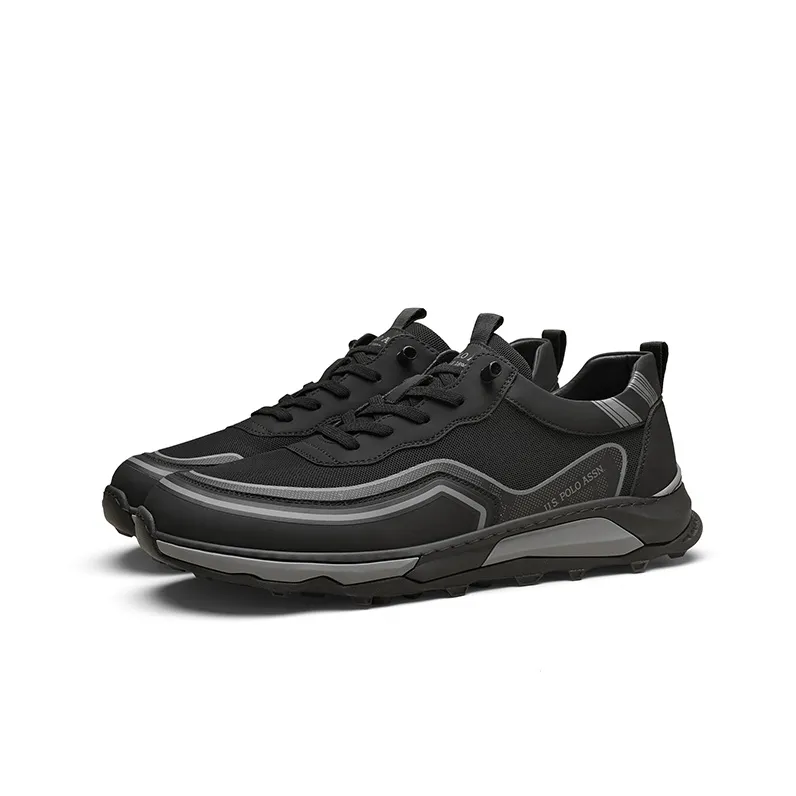 U.S. POLO ASSN. Breathable Height Increase Low Top Casual Shoes Men's-8