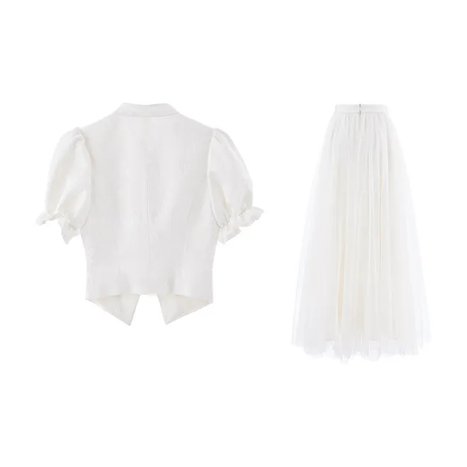 Blovelan Skirt Set Women's Apricot-1