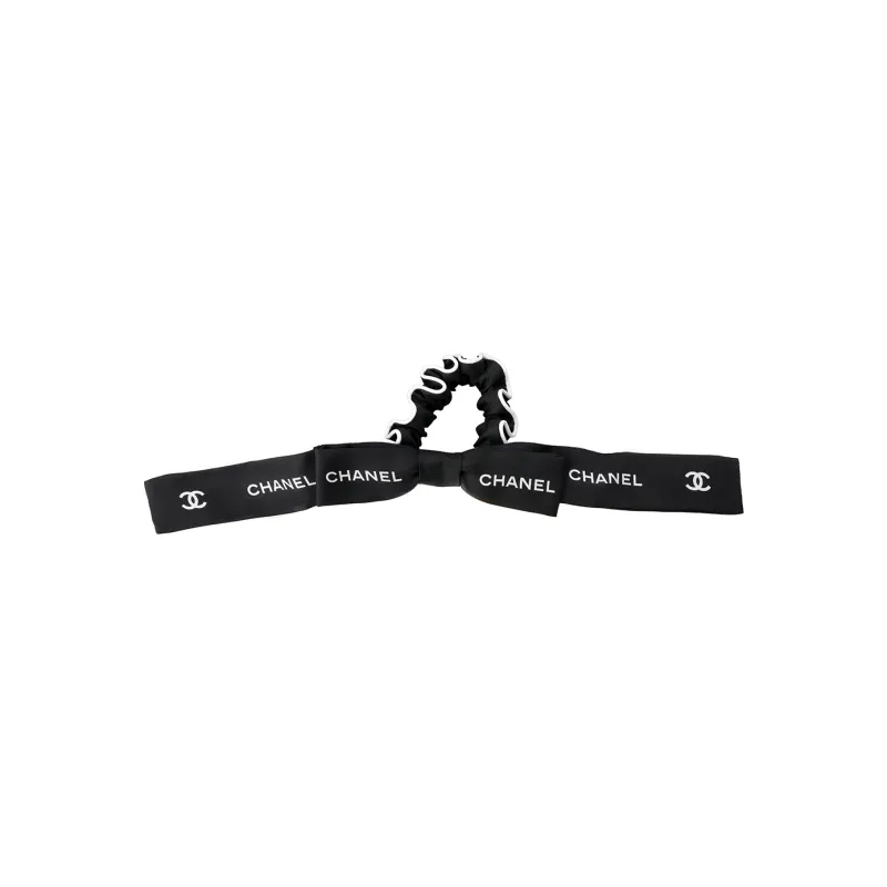 CHANEL Bow Tie Hair Scrunchie-0