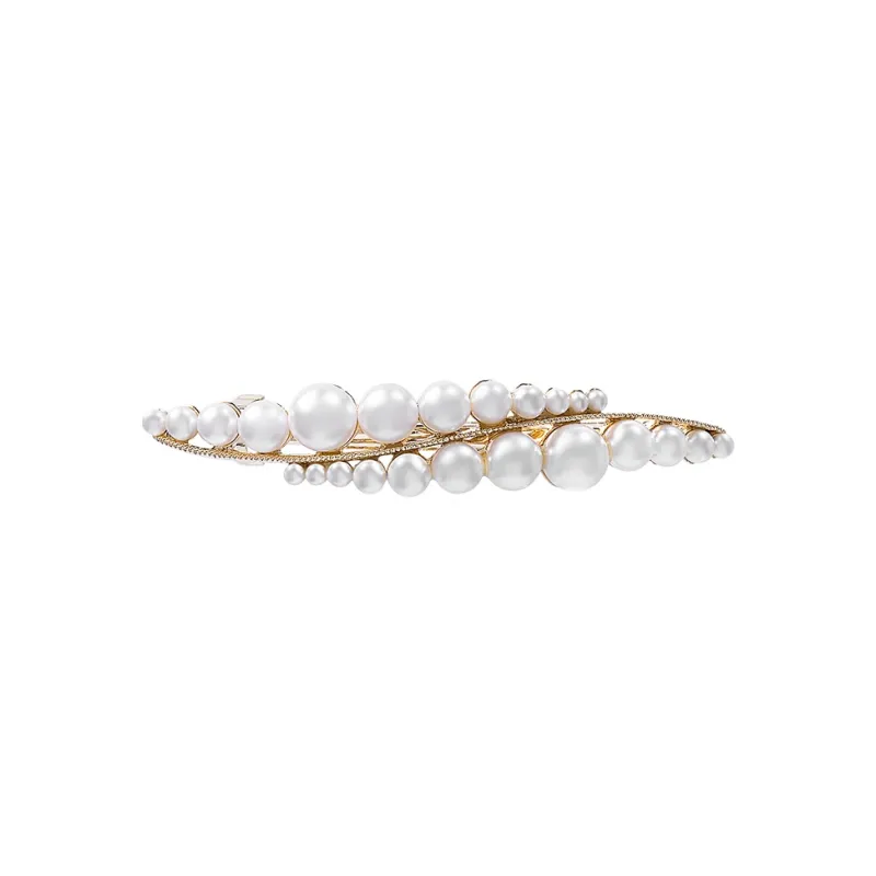 ROYALSASA Alloy, Faux Pearl Hair Clips Women's-0