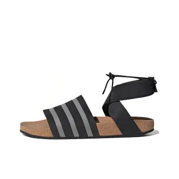 Adidas Adilette Ankle Wrap 'Black Grey' Women's