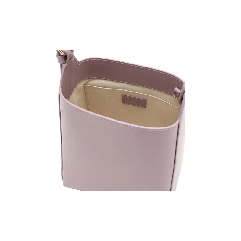 A.P.C Leather Handbag Shoulder Bag Women's Lavender-4