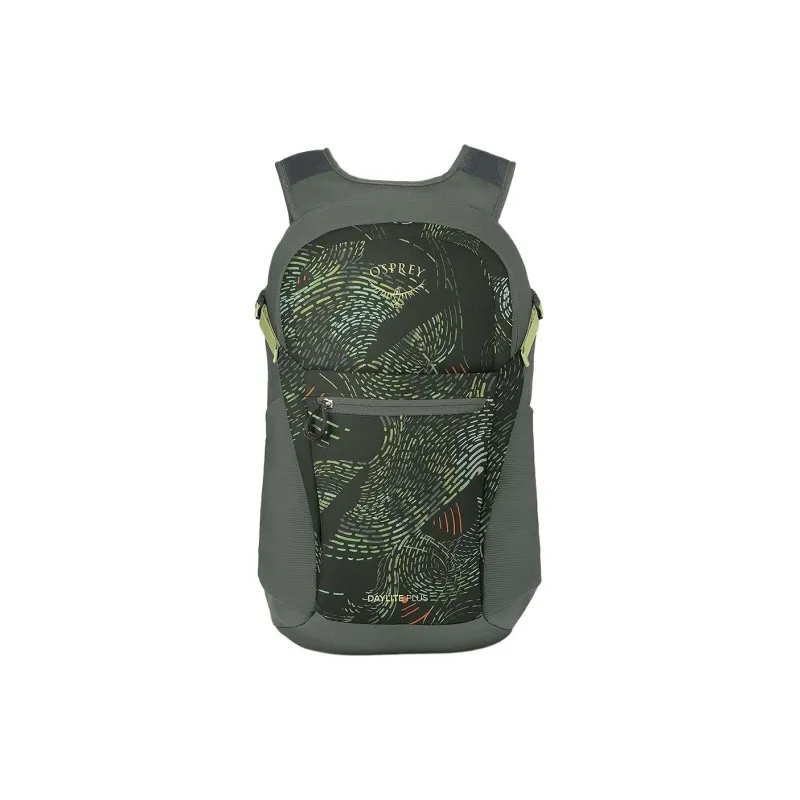 OSPREY Recycled Polyester Outdoor Mountaineering Bag Backpack Regular Unisex Dark Green Print-0