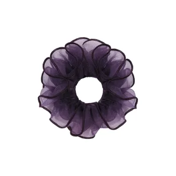 ROYALSASA Silk Chiffon Hair Tie Women's