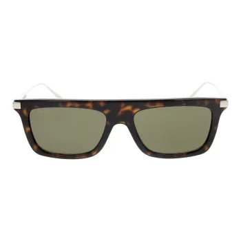 GUCCI Tortoiseshell Rectangle frame Sunglasses