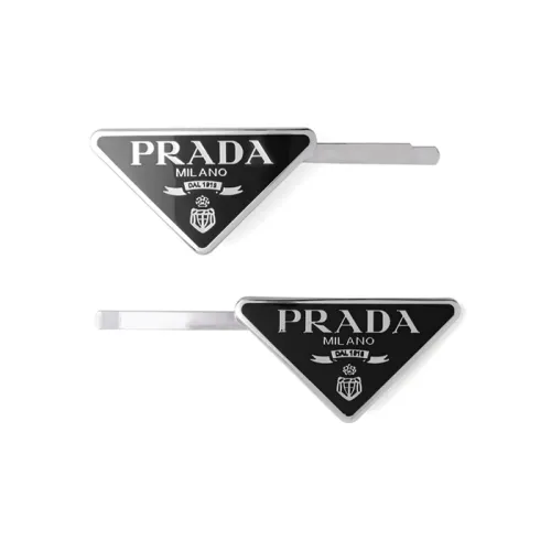 PRADA Hair Clips Women's Black