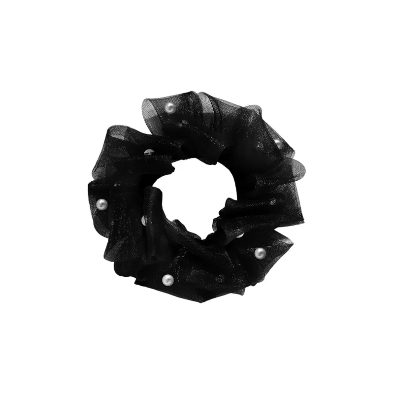 ROYALSASA Silk Chiffon Hair Tie Women's-1