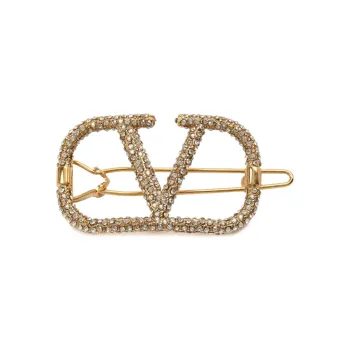 Valentino Hair Clips Women's Gold
