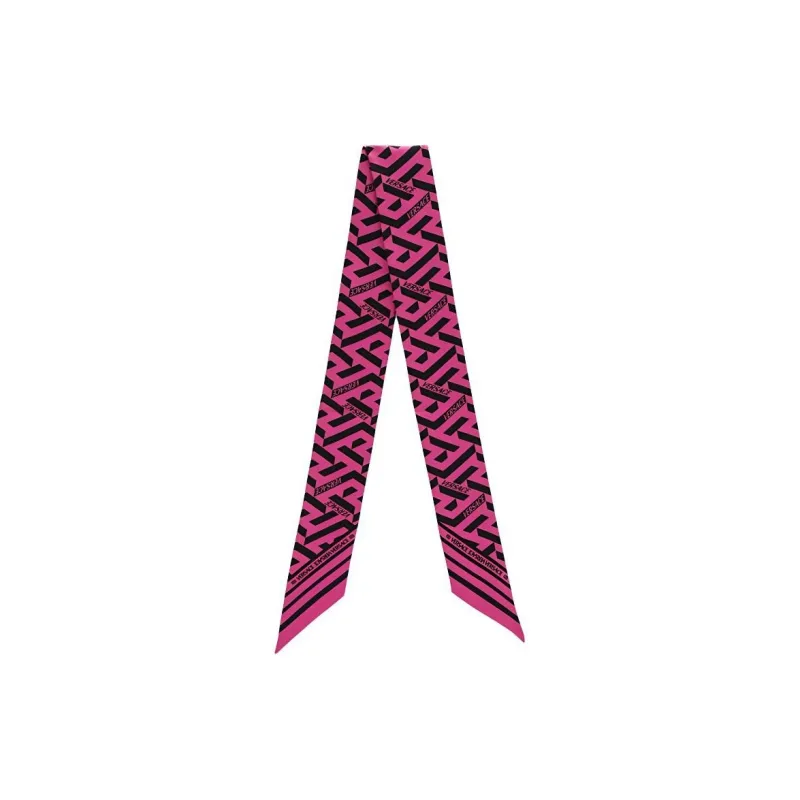VERSACE Silk Scarves Women's Purple-1