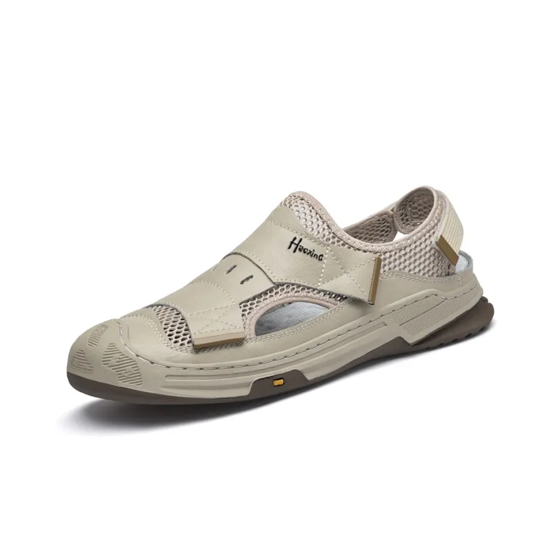 Extravagant Beach Sandals Men's Beige-1